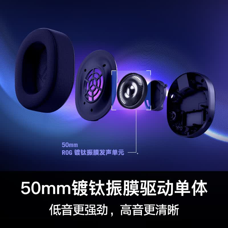 50mm镀钛振膜驱动单体